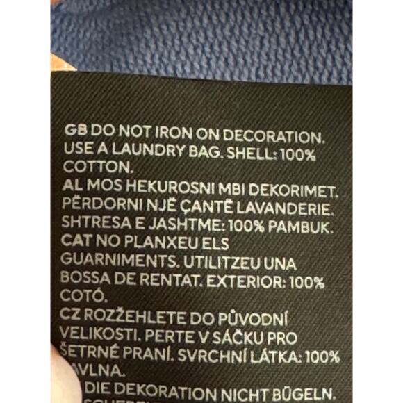 H&M x Mugler 100% Cotton Oversized Batwing Hoodie - Picture 10 of 10